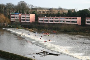 Weir on River Dee